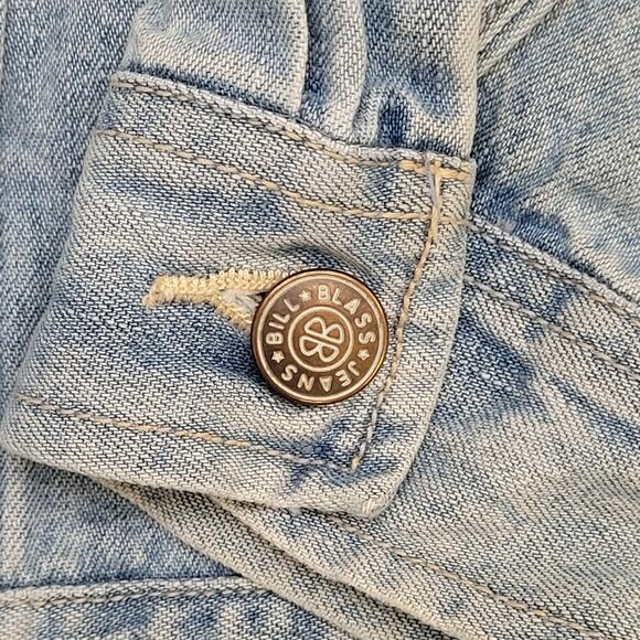 Vintage 90s Bliss-Blass Jacket Womens Large 22x22 Blue Boxy - Picture 16 of 16